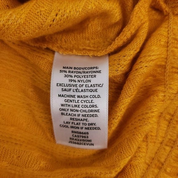 Abound Women's Large Pointelle Knit Crop Sweater - Picture 7 of 10